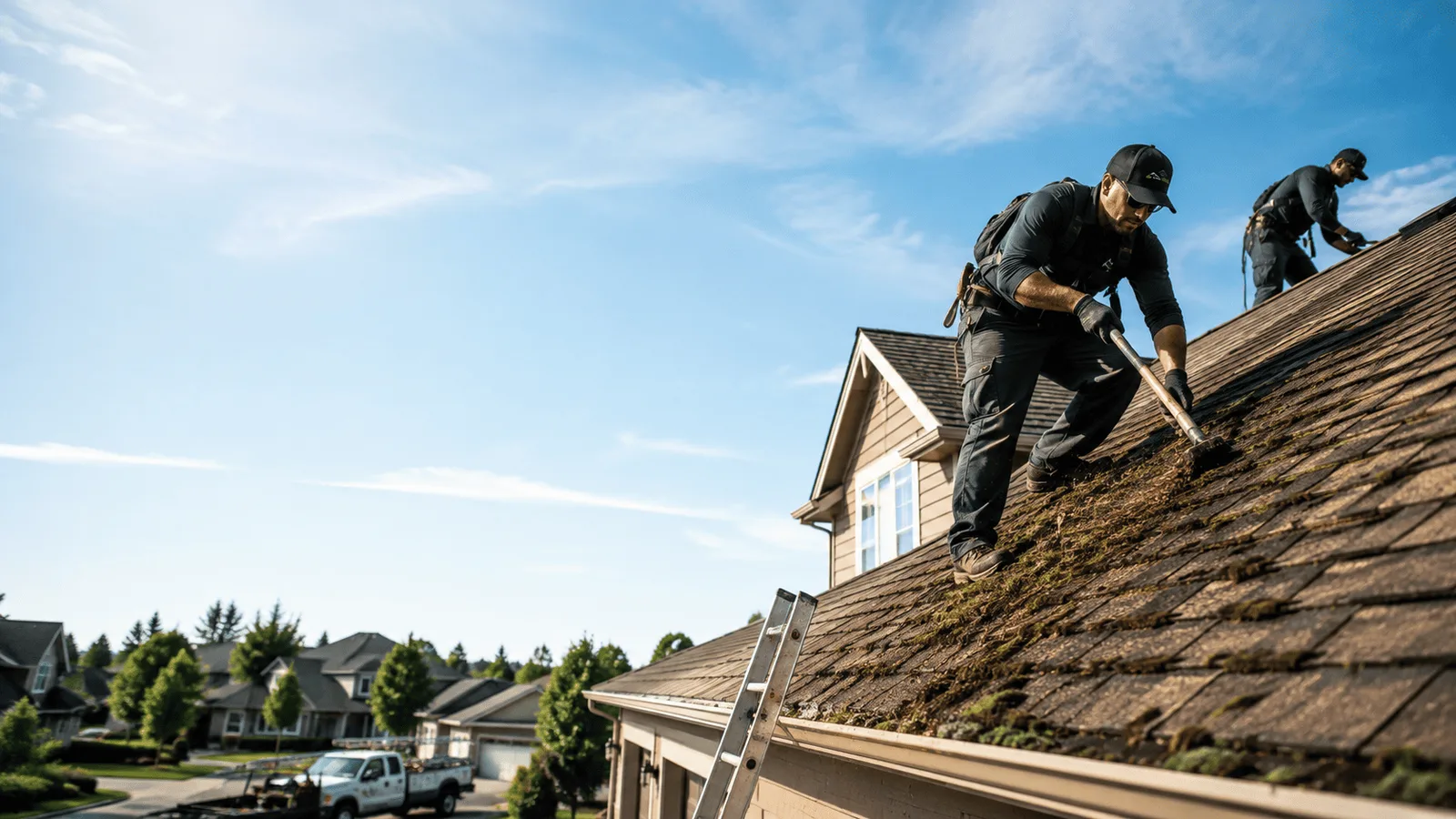 Roof Moss Removal in Oregon, IL near me